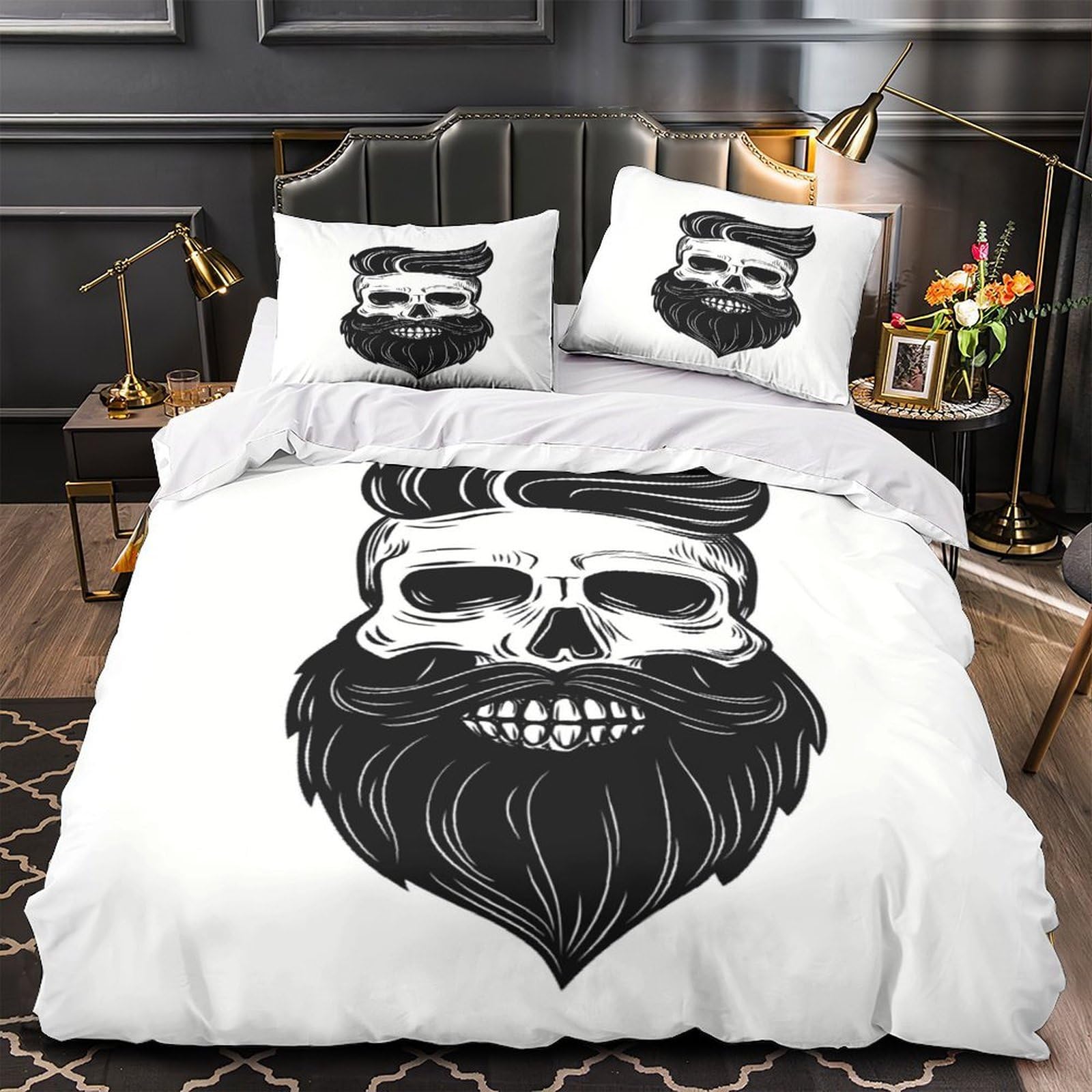 Parure de lit hypoallergénique ultra douce 260x220 pour un sommeil sain sans irritations