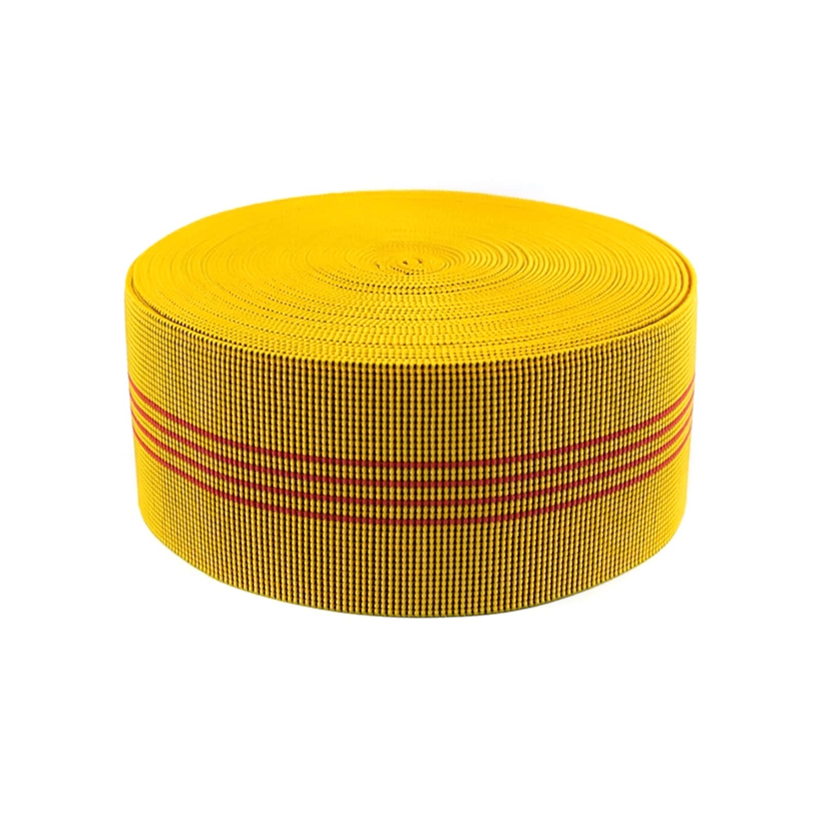Nastro Elastico, Elastico for Cucire Cintura 33 Metri 7 cm di Larghezza Nastro Ispessito for divani materassi Vestiti Accessori(Yellow)