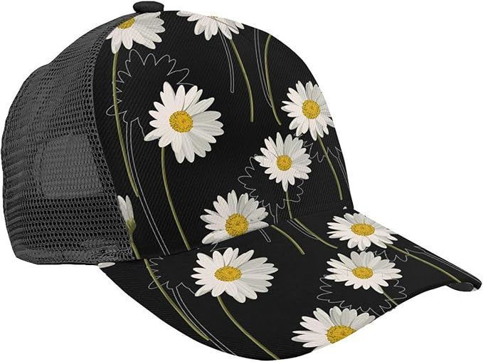 Floral flat brim hat Clearance