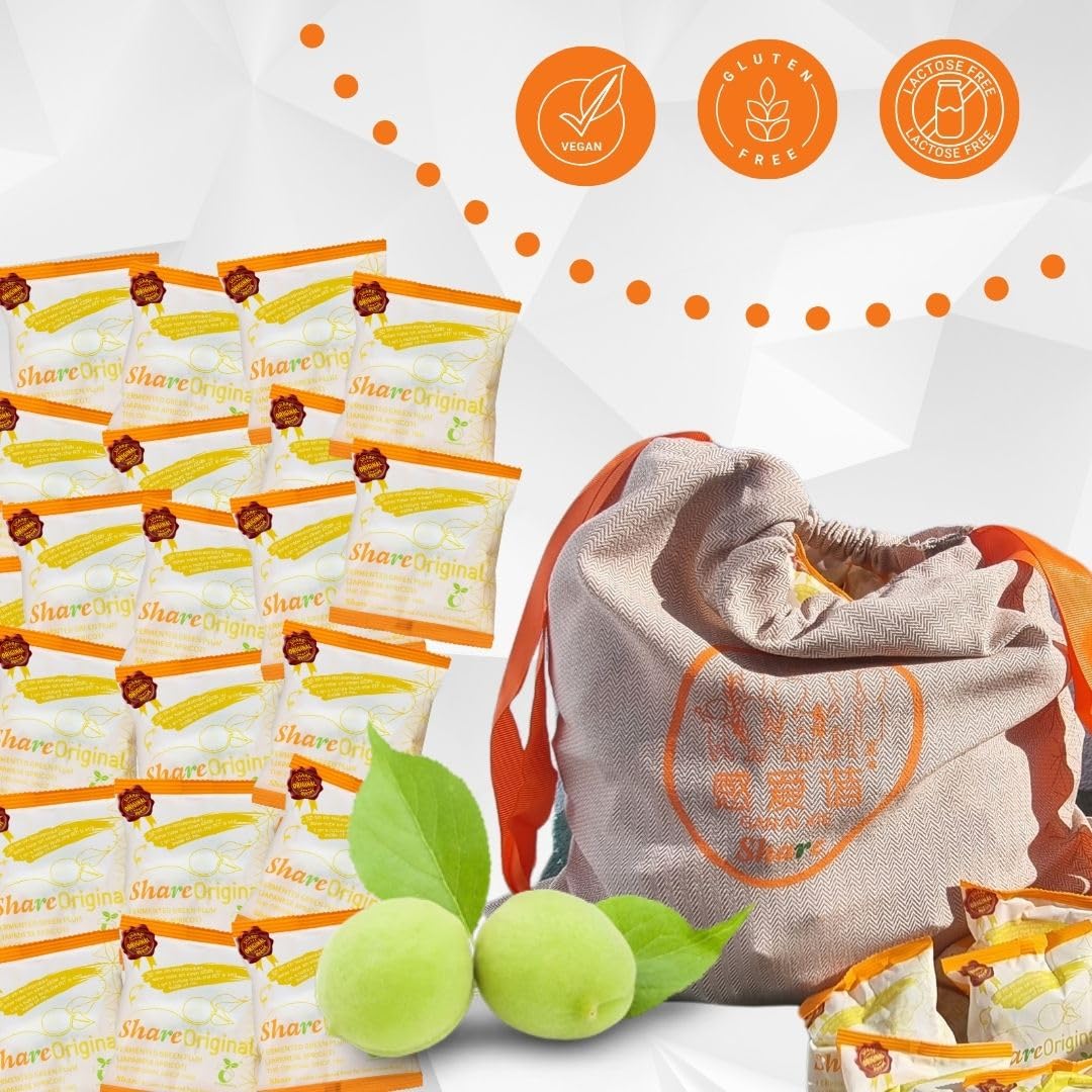 Share Original fermentierte Pflaumen im Eco Beutel 1500g (90 Stück)