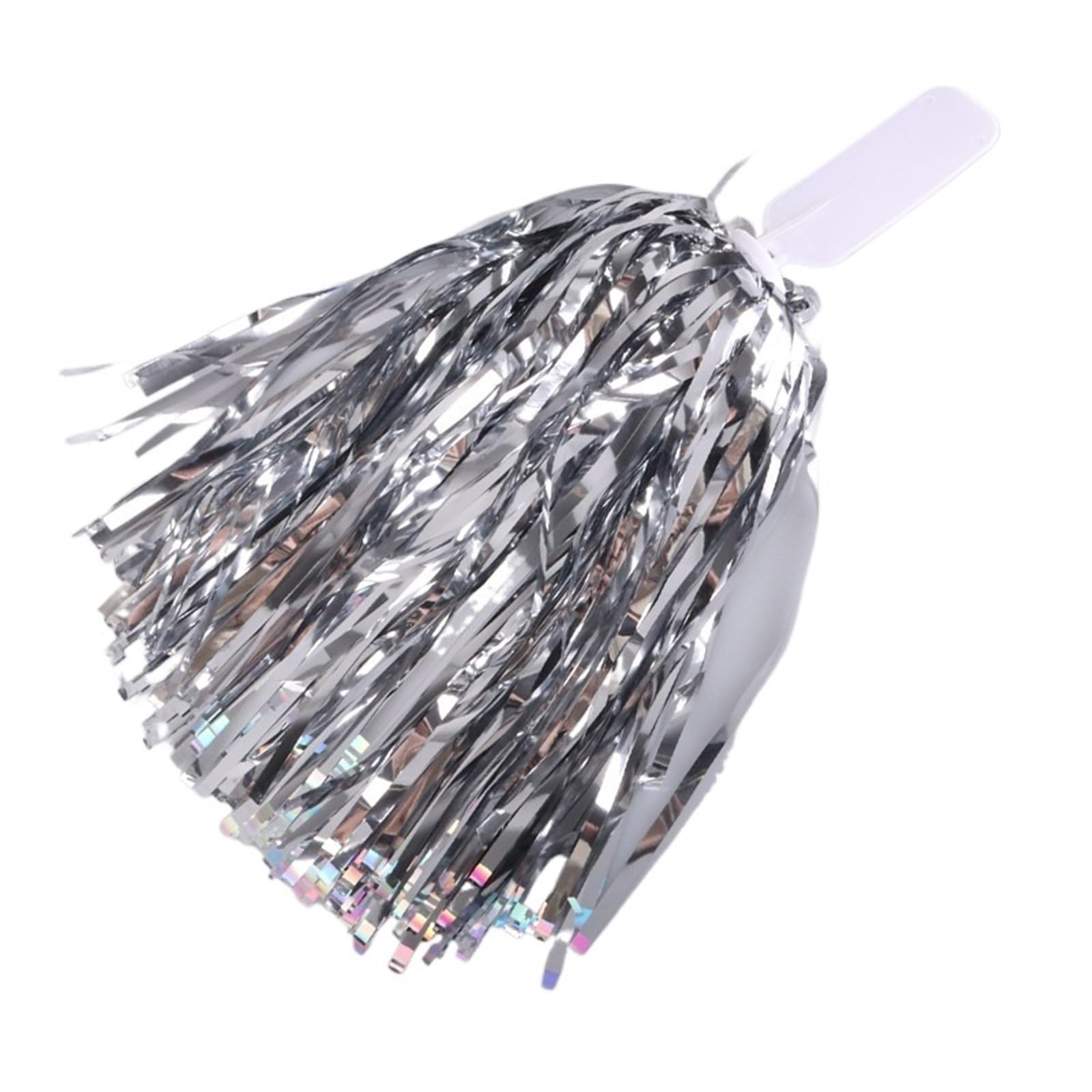Aiqijohi Color10 Cheerleader Pom Poms Sparkly Cheer Balls With Handles For Cheerleading, Hand Dance