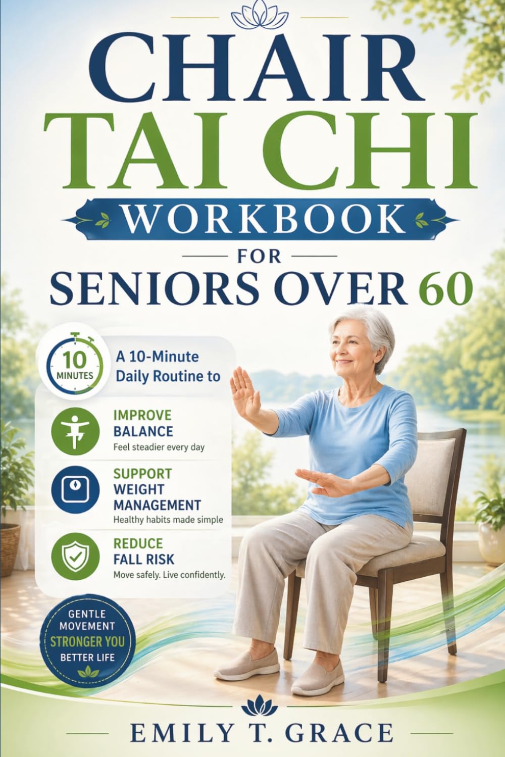 Chair Tai Chi Workbook for Seniors Over 60: A 10-Minute Daily Routine to Improve Balance, Support Weight Management, and Reduce Fall Risk
