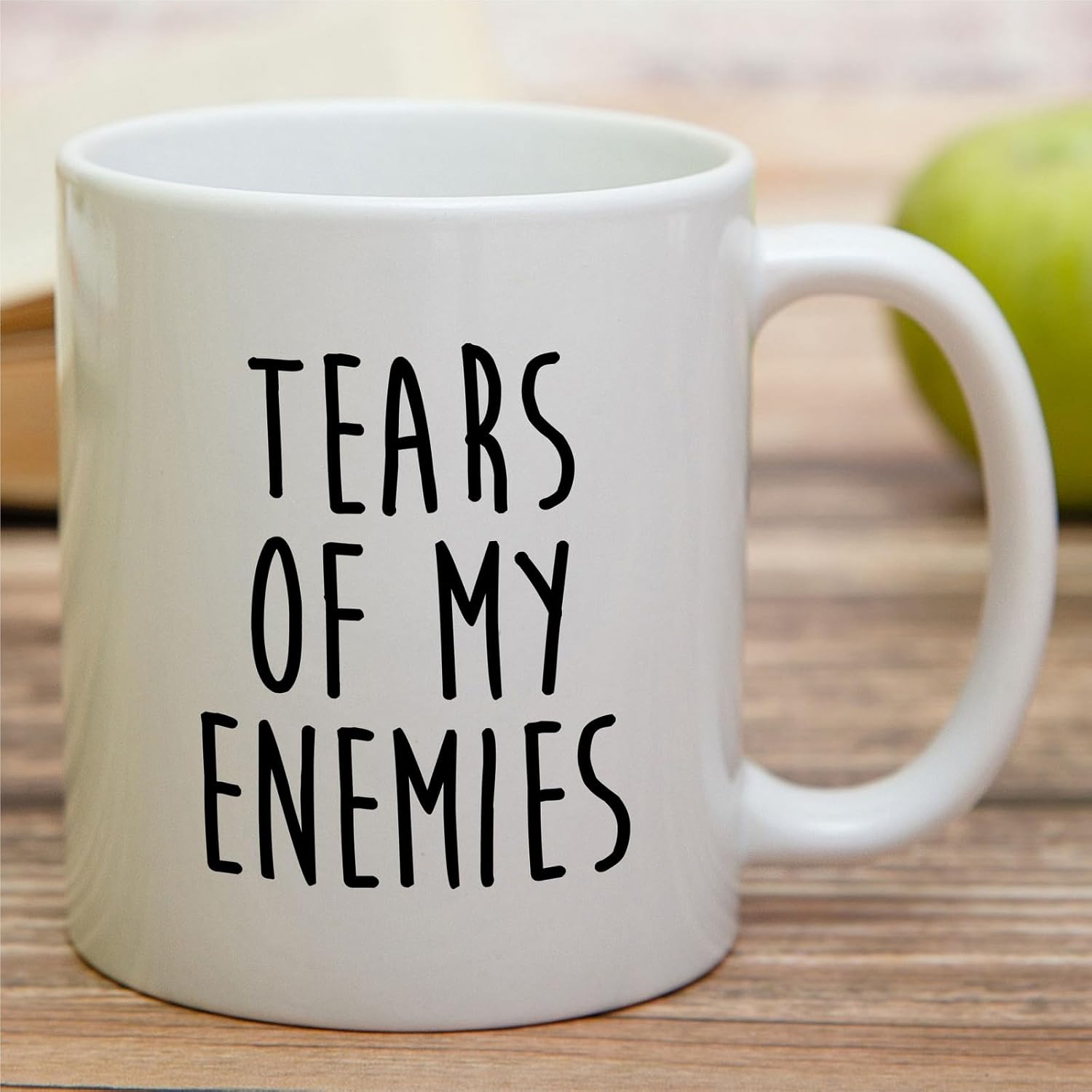Retreez Funny Tears of My Enemies Mug - Sarcastic, Motivational Gift For Friendly Competitor - 11 Oz Ceramic Coffee or Tea Cup - Farewell, Birthday, Appreciation Gift for Friends, Coworkers, Bosses - Image 3