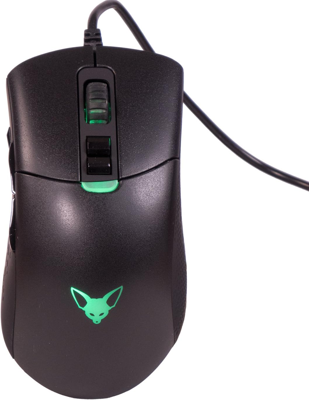 Fenek Standard Issue Gaming Mouse - BLACK - 3310 Optical/infrared Sensor, No Software RGB Adjustments