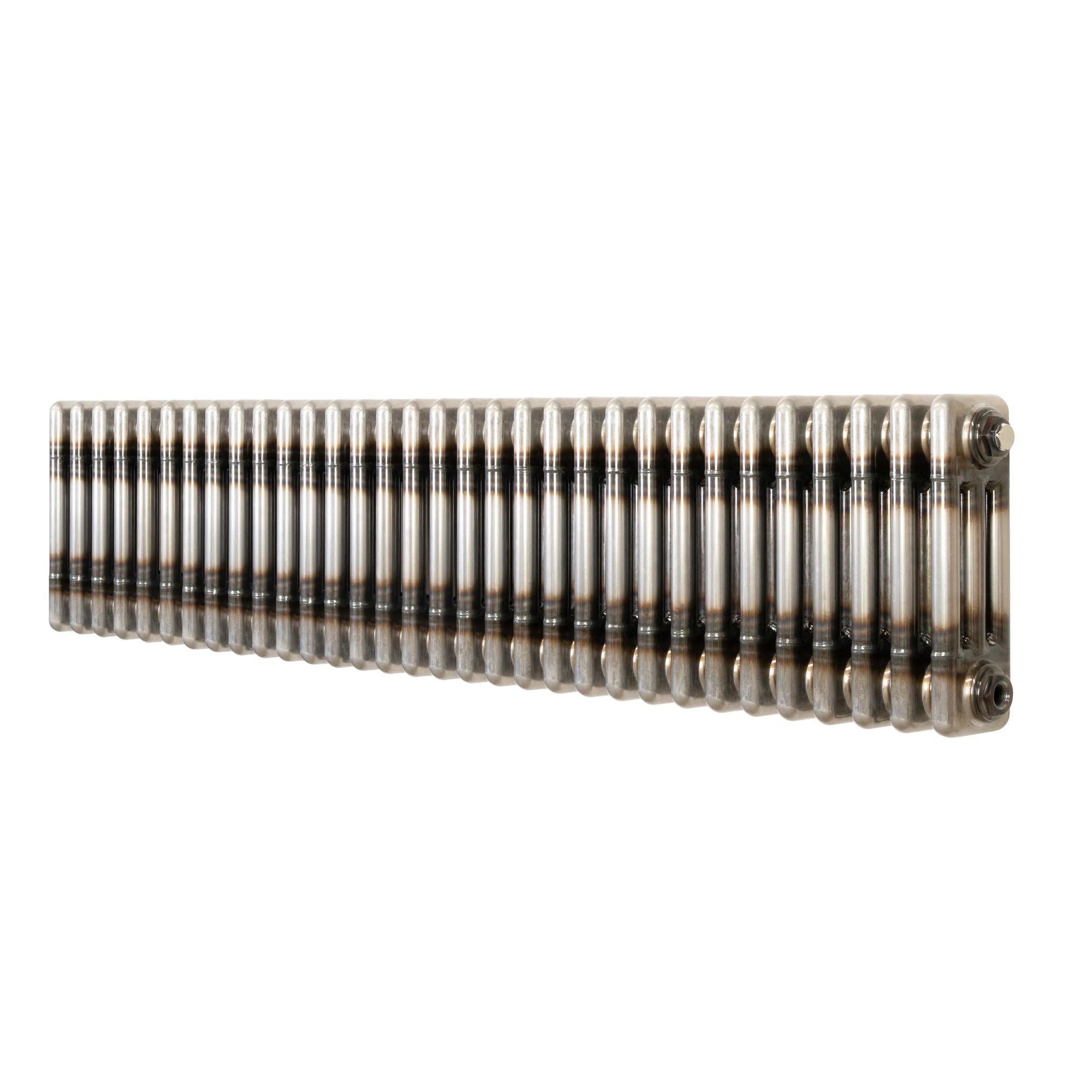 Monstershop Unisex Silver Traditional Column Radiator - 300 X 1460Mm - Raw Metal In Size 3