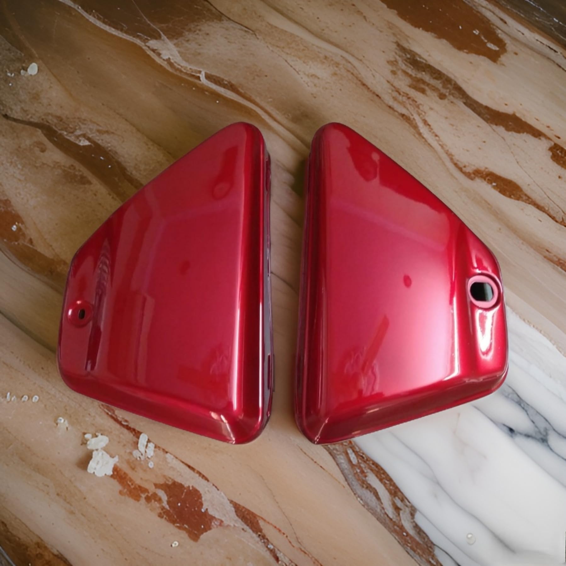 RRI KB4S Side Panel (Wine Red) : Amazon.in: Car & Motorbike