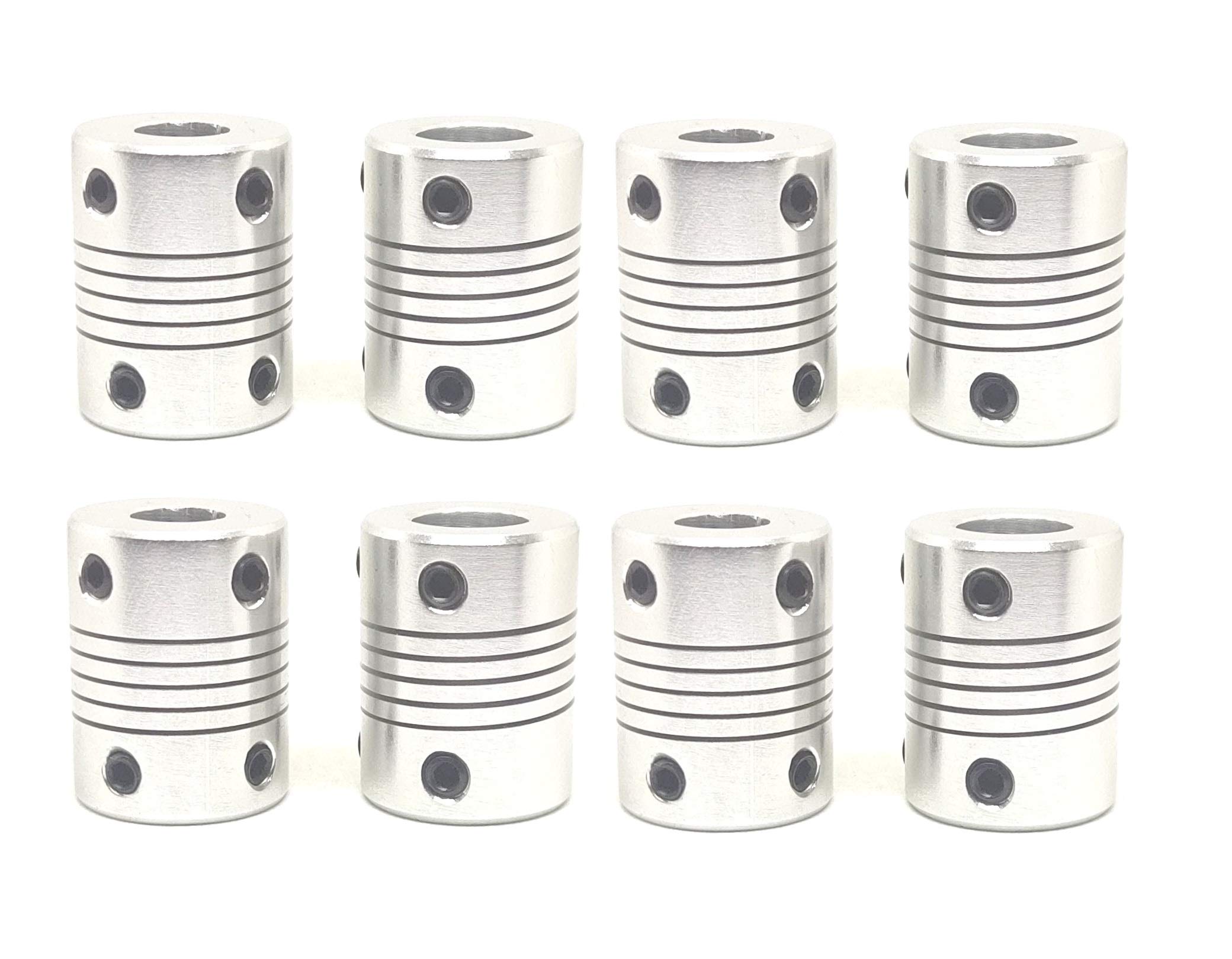 INVENTO 8Pcs 8 x 10mm Motor Jaw Shaft Coupler Aluminum 8mm 10mm Flexible Coupling for Nema 23 3D Printer Z Axis For RepRap (B08NFJ8328) Amazon Price History, Amazon Price Tracker