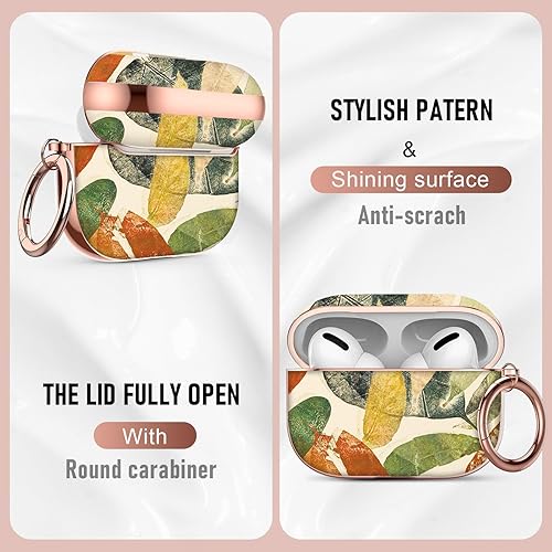 Vista 36 de Maxjoy for AirPods 2nd Generation Case, Unique Design Hard Protective Shockproof Airpods Case Cover with Keychain Compatible with Apple AirPods Sea