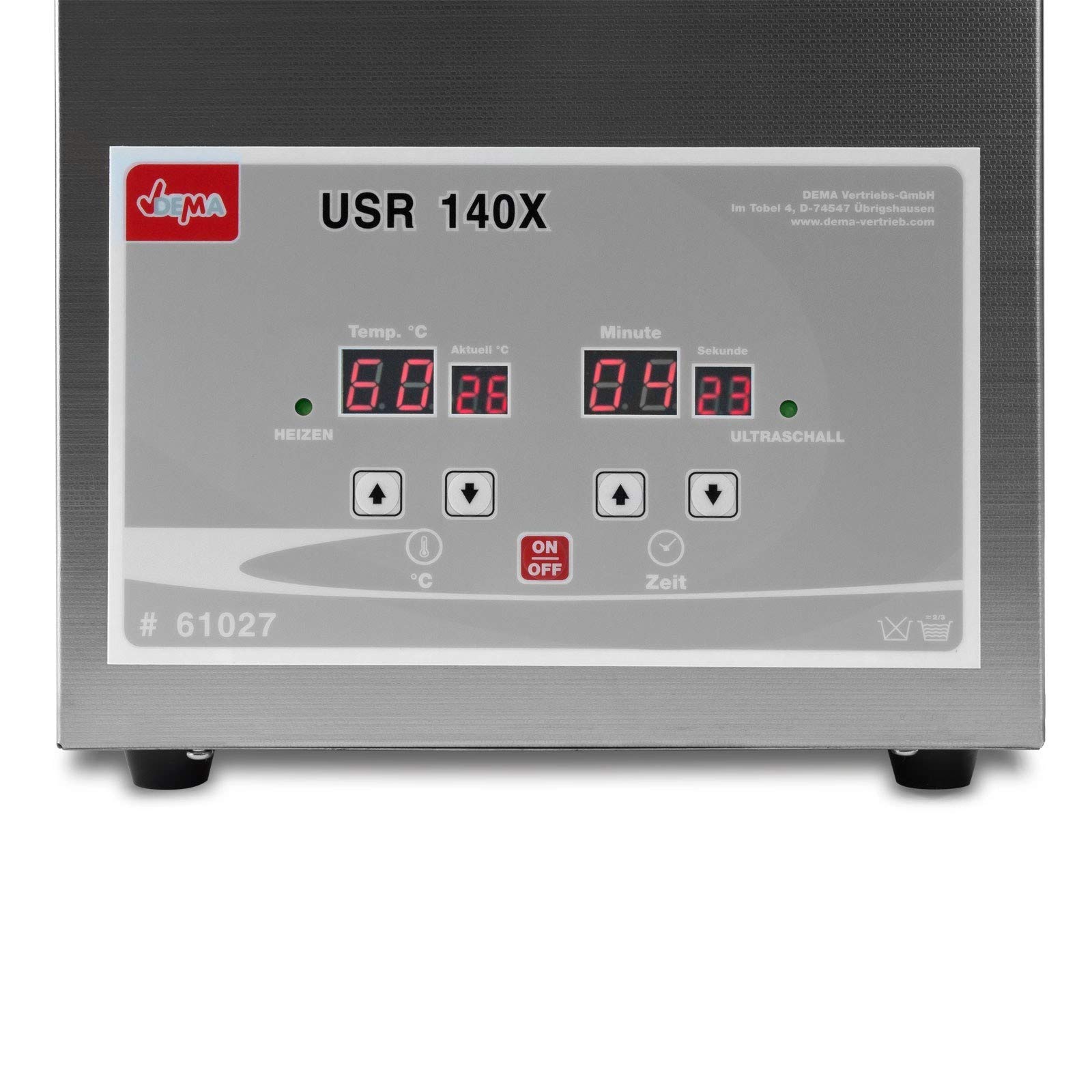 DEMA – Limpiador ultrasónico (4,5L 120/140 con calefacción