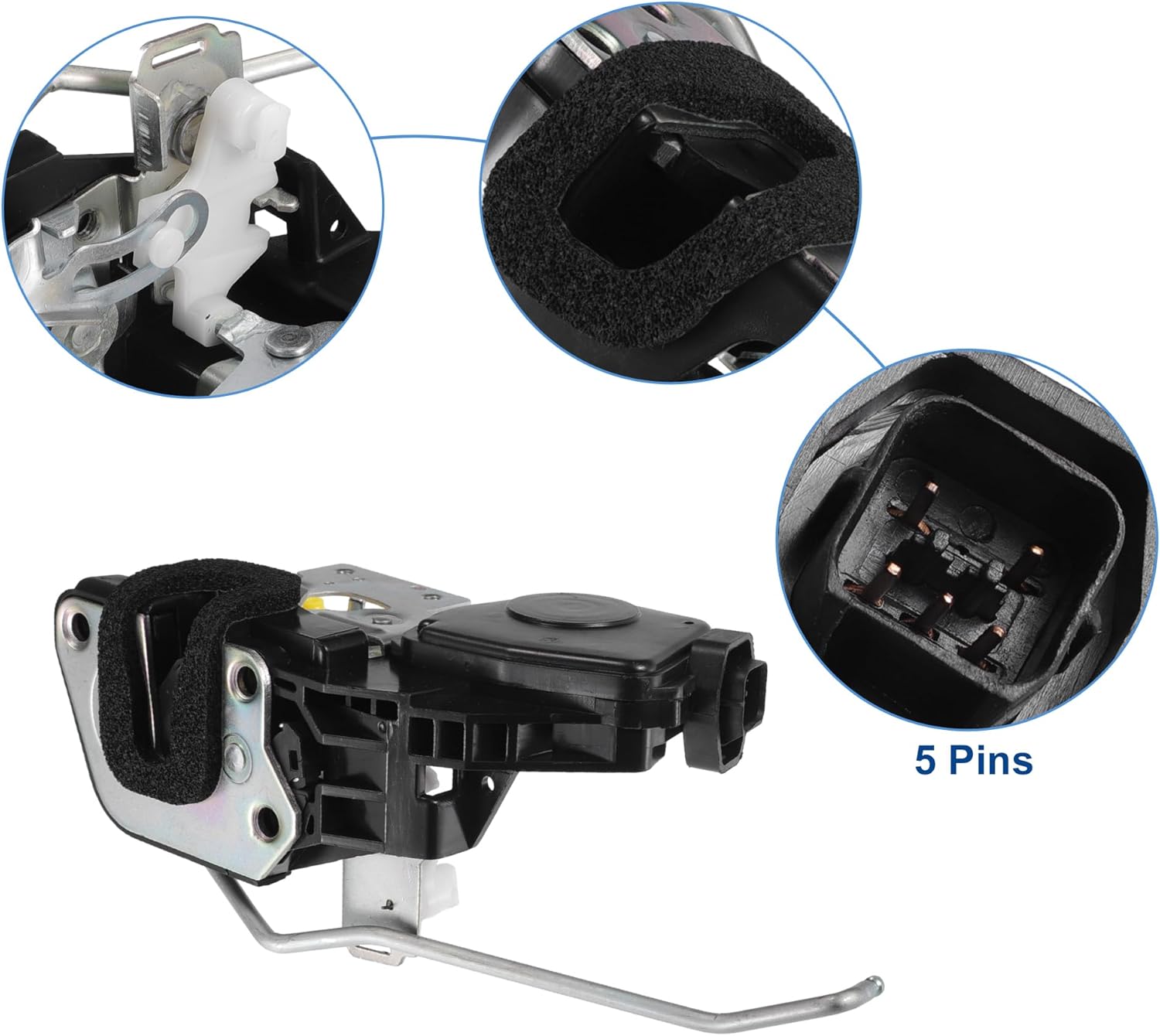 ACROPIX Front Left Power Door Lock Latch Actuator Fit for Kia Sportage EX LX 2.0L 2.7L 2005-2010 No.81311-1F020 - Pack of 1