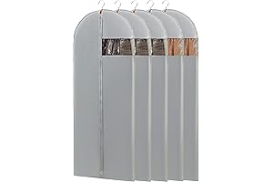 Upgraded Garment Bag for Gown - 65'' Long Dress Bags for Hanging...