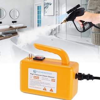 High Pressure Steam Cleaners 2600W Portable Handheld Steam Cleaner 3.5Bar Portable Steam Cleaning Machine Household Steam Cleane for Cleaning Kitchen Bathroom Grout Tile Car Detailing