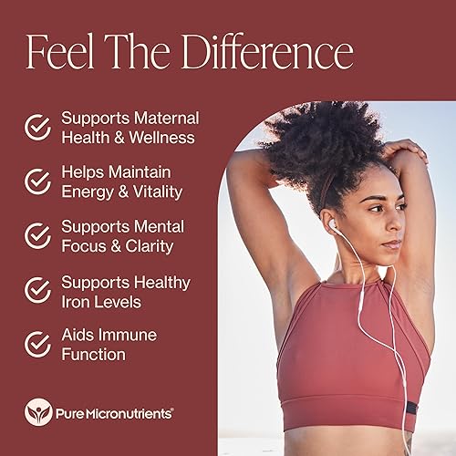 Miniatura 8 de Paquete de apoyo para el estado de ánimo, la energía y los músculos, suplemento de glicinato de magnesio puro y hierro Plus, aumenta la energía,