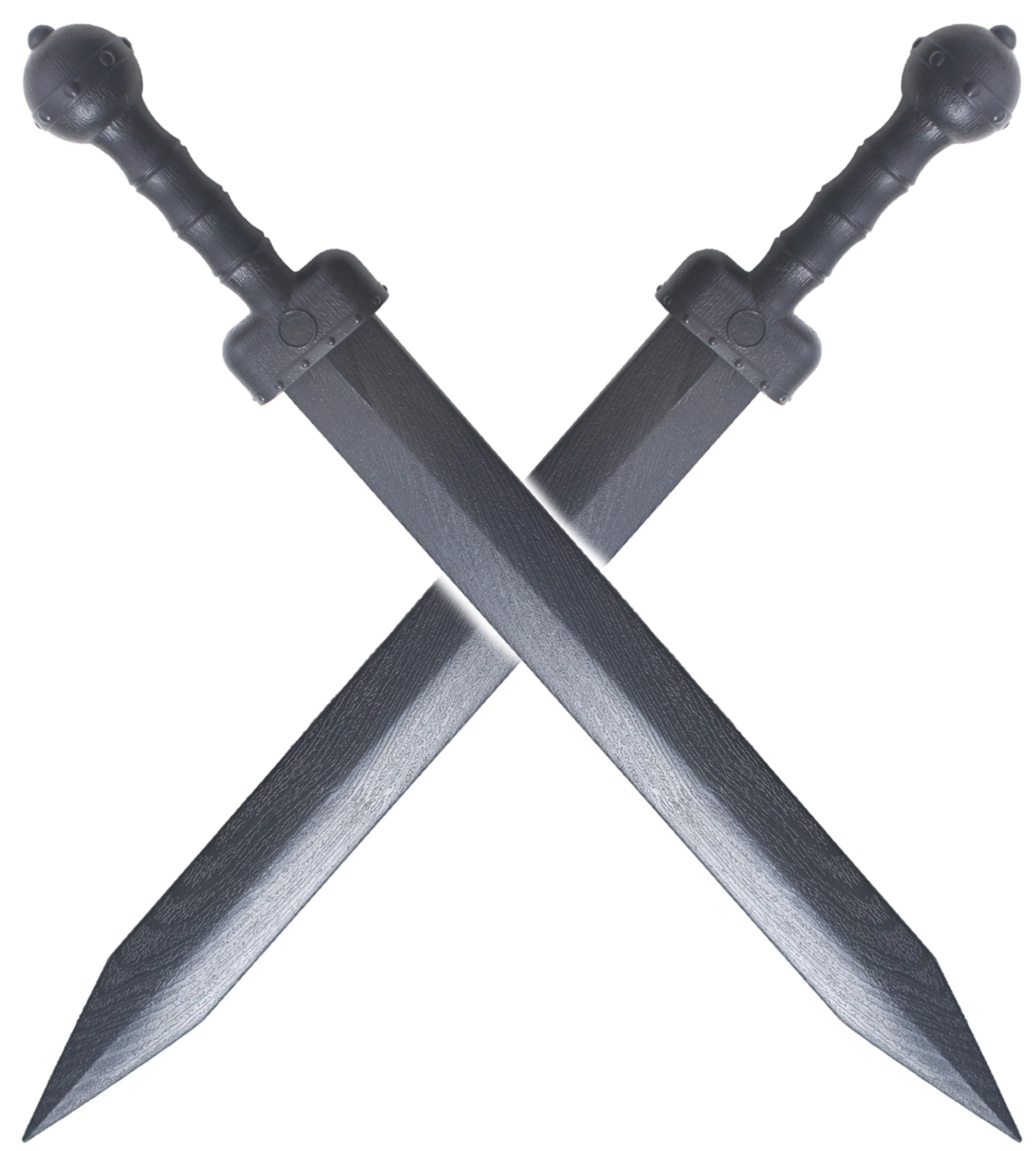 REPLIKSWORD Pack 2 Epees Plastique Glaives Gladiateur Polypropylene Glaive Spartacus Entrainement 80cm