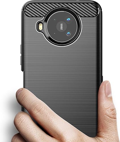 Miniatura 3 de Osophter Funda para Nokia 8.3 5G, Nokia 8V Funda de absorción de golpes Flexible TPU Caucho Protector para Nokia 8.3 (negro)