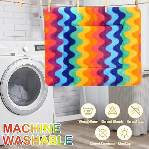 Vista 82 de Haull 4 piezas de ropa de cama impermeable de conejillo de indias de invierno, cama de conejillo de indias, forro suave para perros y gatos, tapete