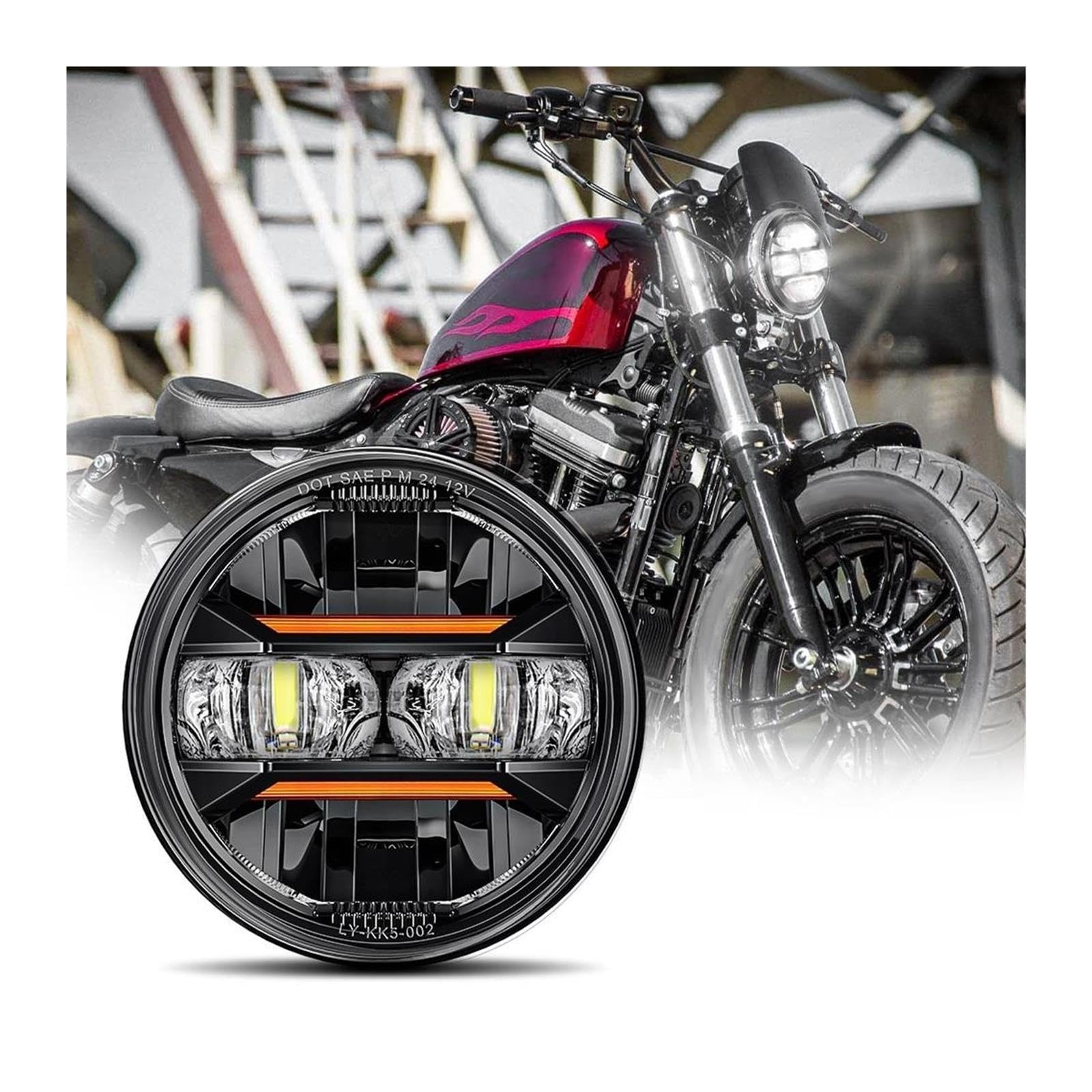 Pasuje do Harley H0nda okrągły reflektor LED motocykl uniwersalny