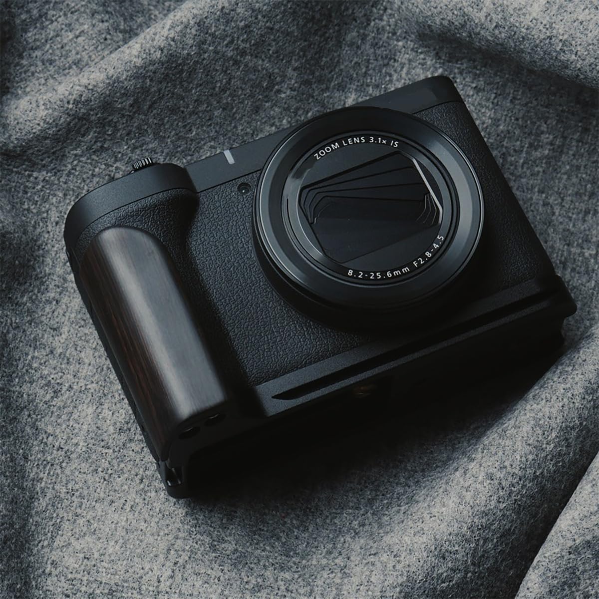 Amazon | Canon PowerShot V1 専用 カメラウッドグリップ 高級檀木材
