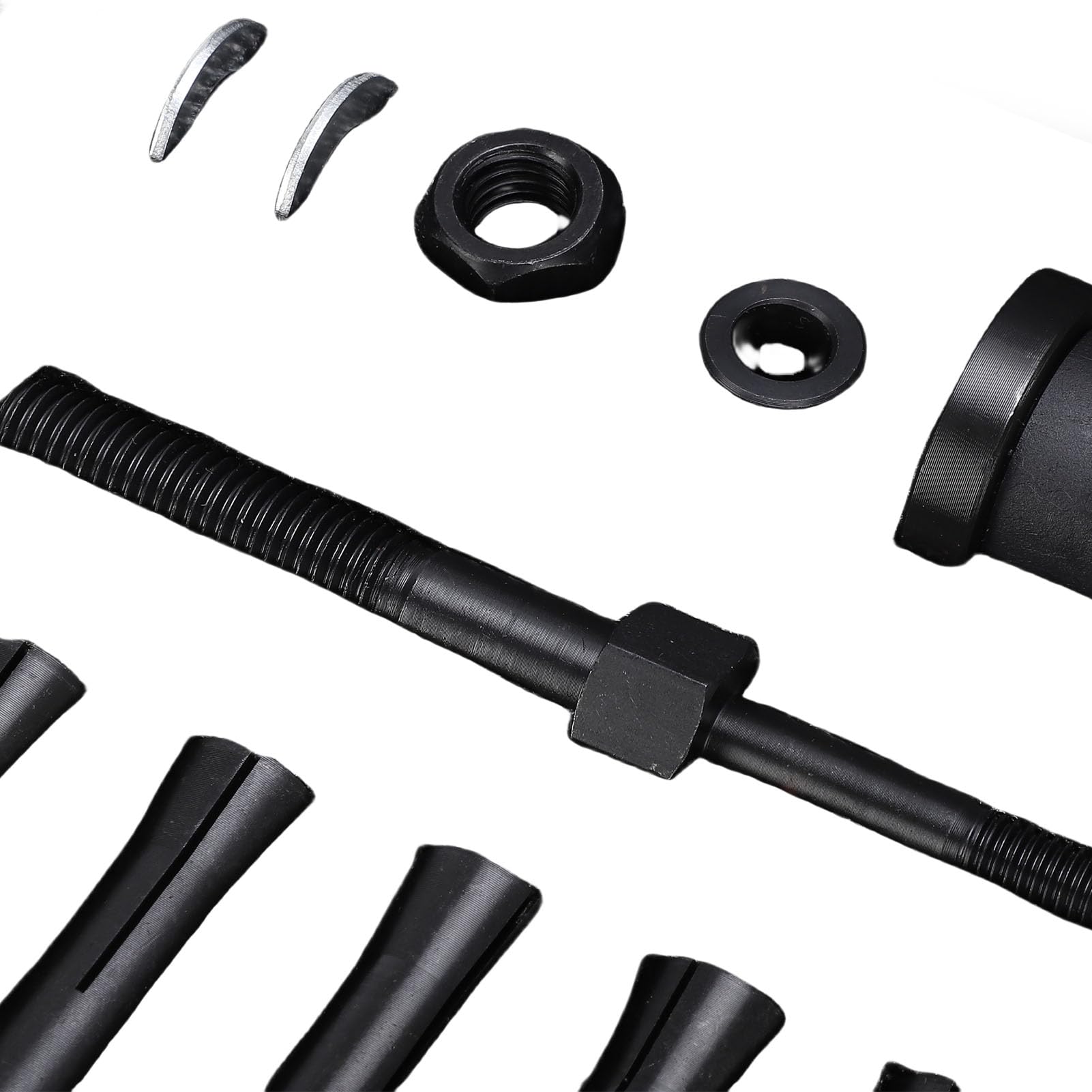 Jectse Zestaw ściągaczy do Wtyczek Liniowych 95400 Mocna Konstrukcja Szczęk do Sprzętu Mechanika Samochodowego, łatwe Usuwanie dla Techników, Metal