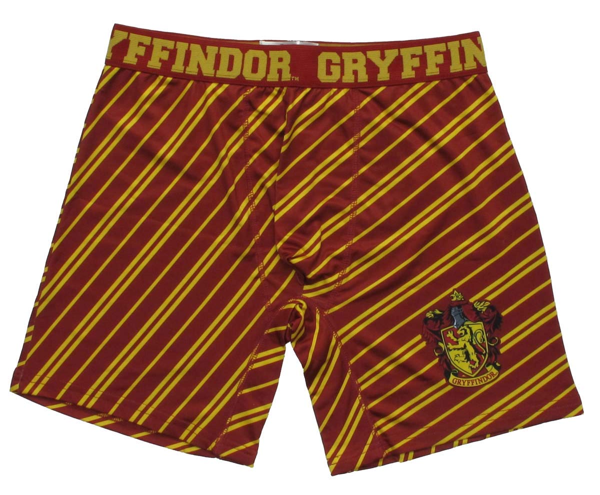 Gryffindor House Boxer Briefs with Striped Print