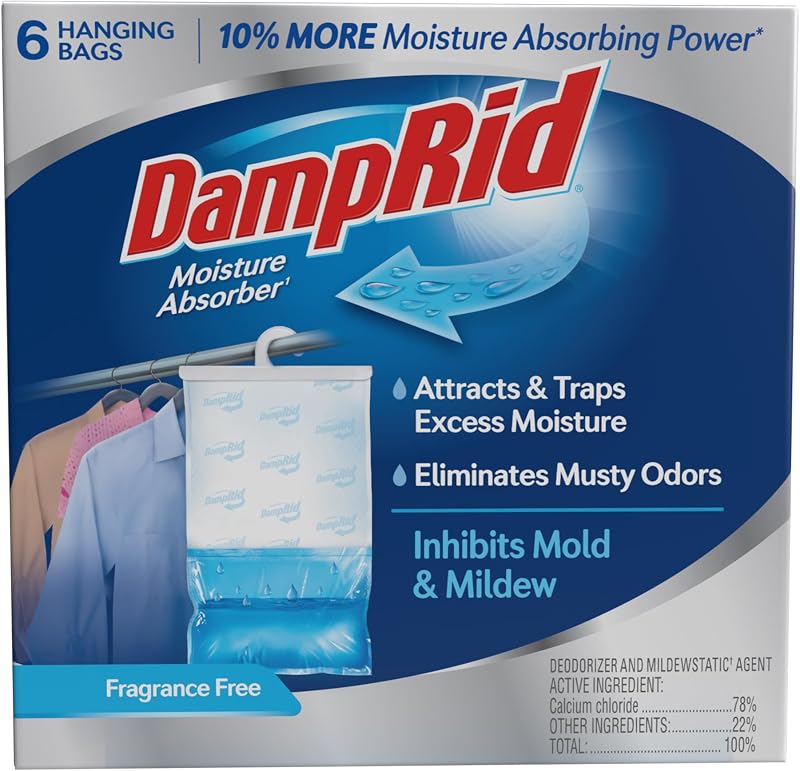 DampRid Fragrance Free Hanging Moisture Absorber