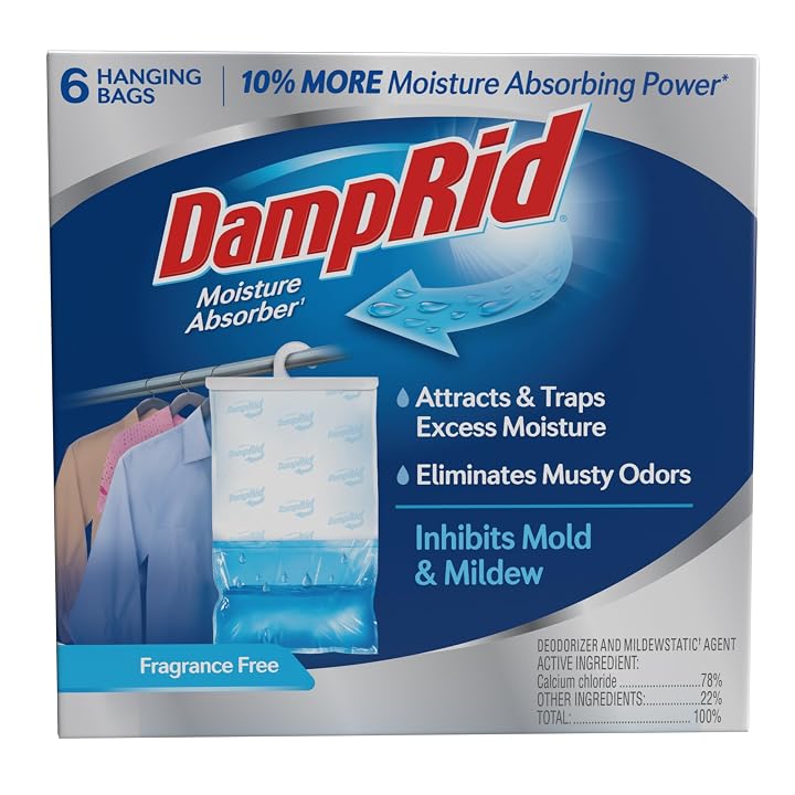 DampRid Fragrance Free Hanging Moisture Absorber