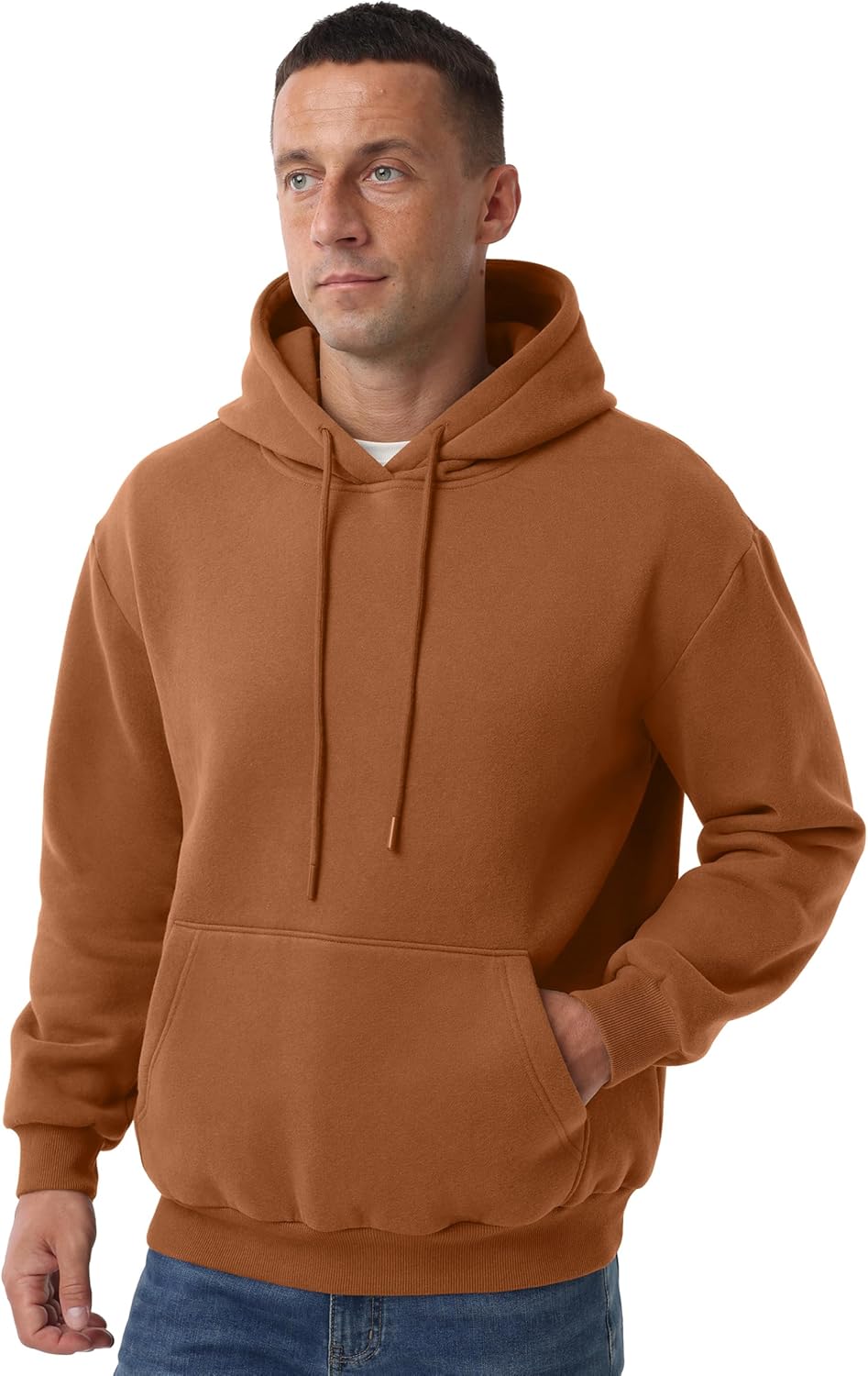 Sailwind Men's Cotton Hooded Sweatshirt Casual Long Sleeve Pullover Hoodies Drawstring Collar Kanga Pocket Fashion Shirts - Image 4