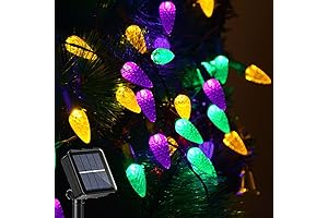 Solar Strawberry String Lights, Mardi Gras Party Decoration