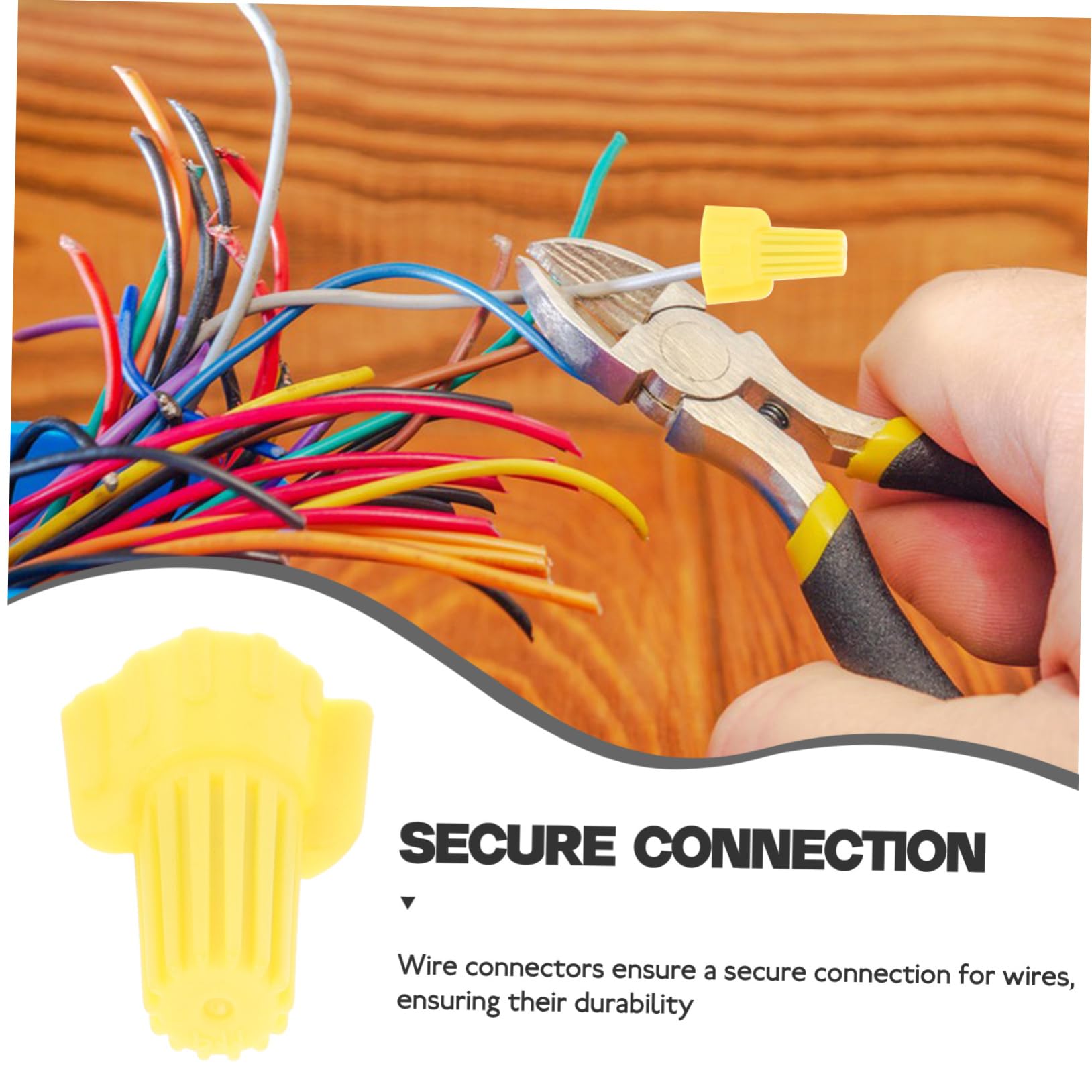 SOLUSTRE 500pezzi Connettori Elettrici Vite Per Filo Terminali Due Per Connessione Rapida Alta Affidabilità e Facilità Uso Di Connettori Per Automobili e Progetti Elettrici