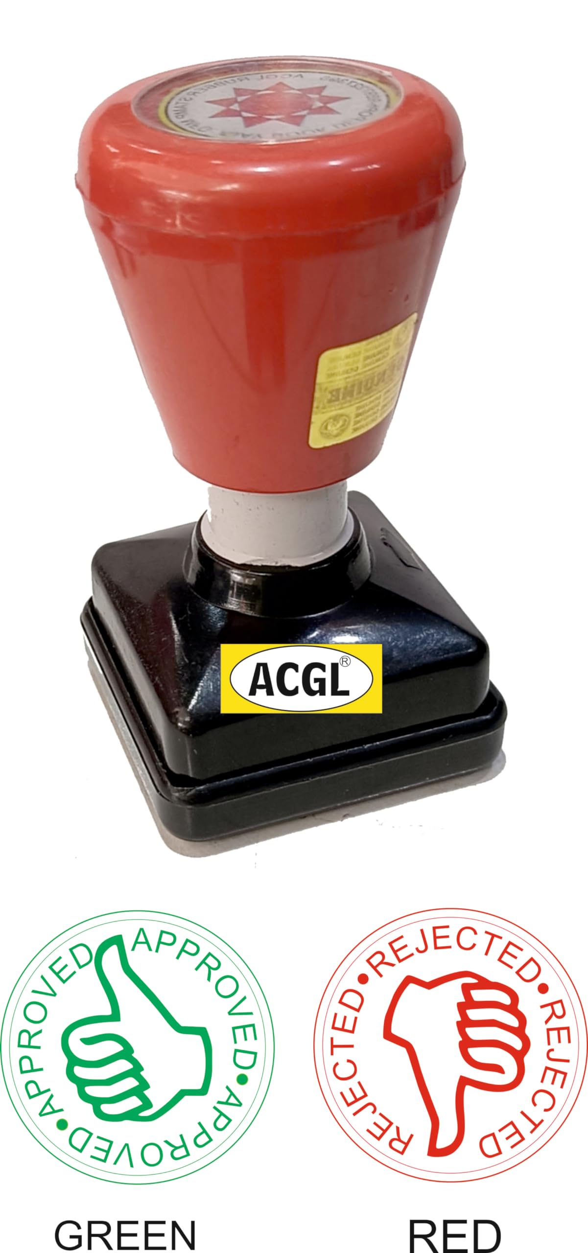 ACGL Approved-Rejected Self Ink Pri Ink Pocket Stamp (M-24)