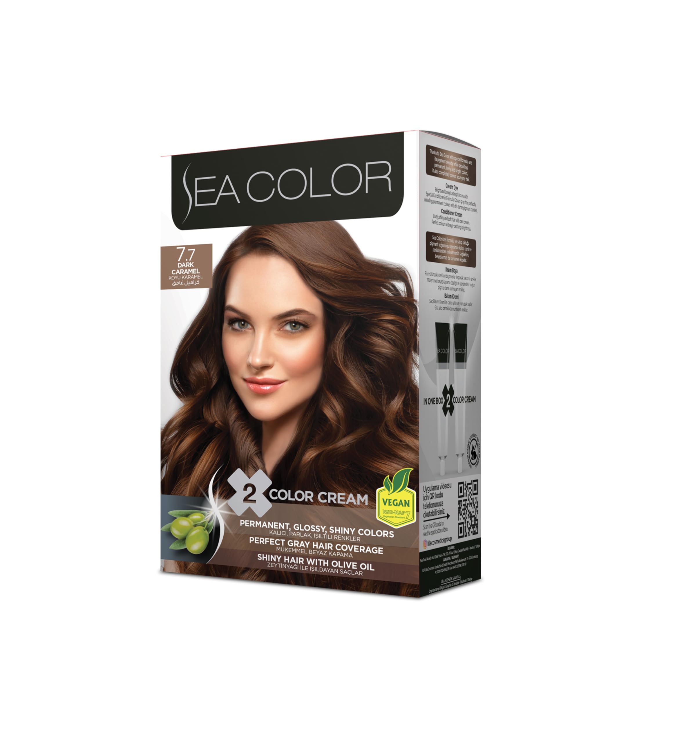SEA COLOR 7.7 Koyu Karamel Set Boya