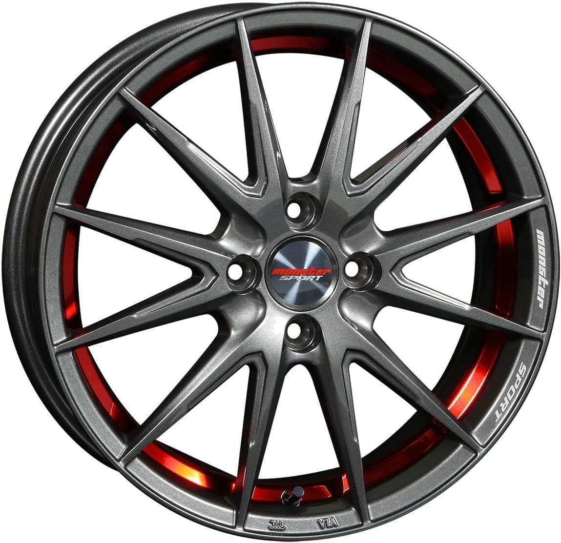 り☺︎様PO36専用 Amazon | MONSTER SPORT VX12S 軽自動車専用アルミホイール(15インチ