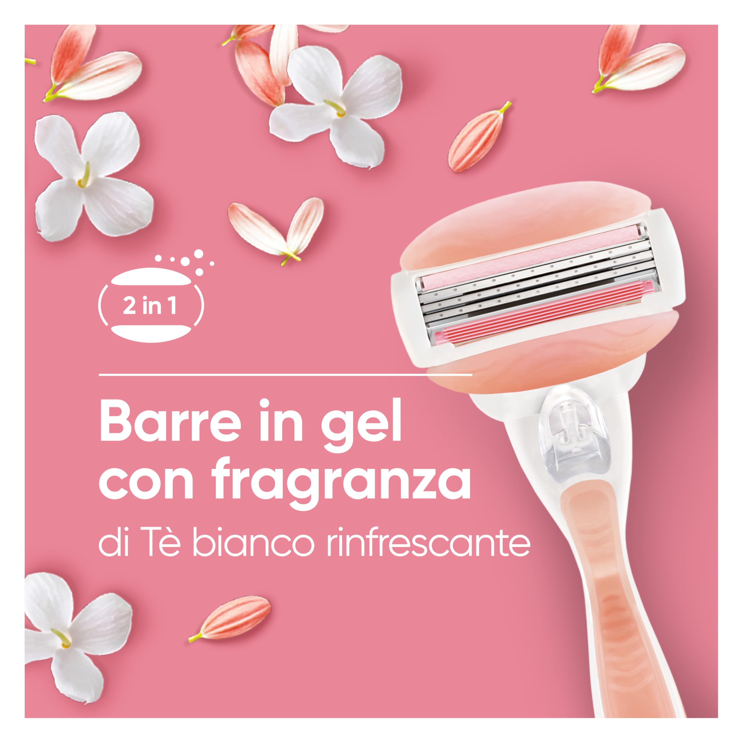 Gillette Venus Comfortglide Spa Breeze, 1 Rasoio Donna Venus, 6 Lamette Donna Da 3 Lame, Per Una Rasatura Liscia E Profonda Che Dura