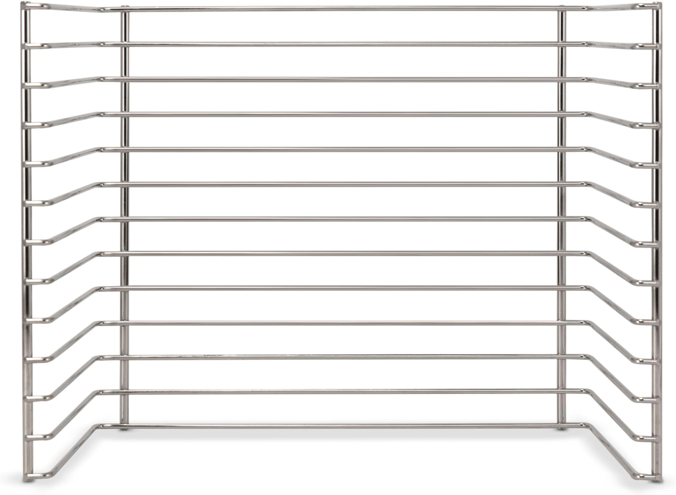 Melissa & Doug Puzzle Storage Rack - Wire Rack Holds 12 Puzzles