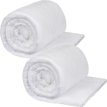 Palonu Snow Blanket, 2 Roll 3 x 8 Ft Artificial Snow Blankets for Christmas Decorations - Thick White Soft and Fluffy Fake Snow Cover for Under Tree Xmas Decor, Holiday and Winter Village Displays