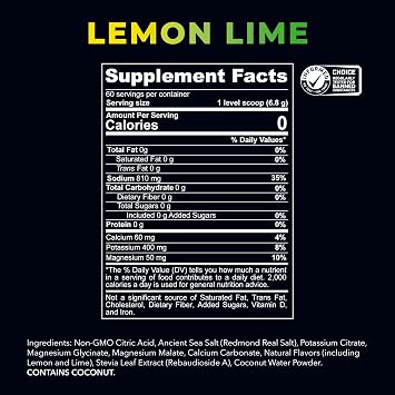 REDMOND Re-Lyte Electrolyte Drink Mix (Lemon Lime)