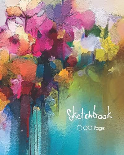 Sketchbook 600 page Large Sketch book. Notebook. Notepad. journal for drawing, painting, sketching, writing, doodling for kids, teen, adults and ...