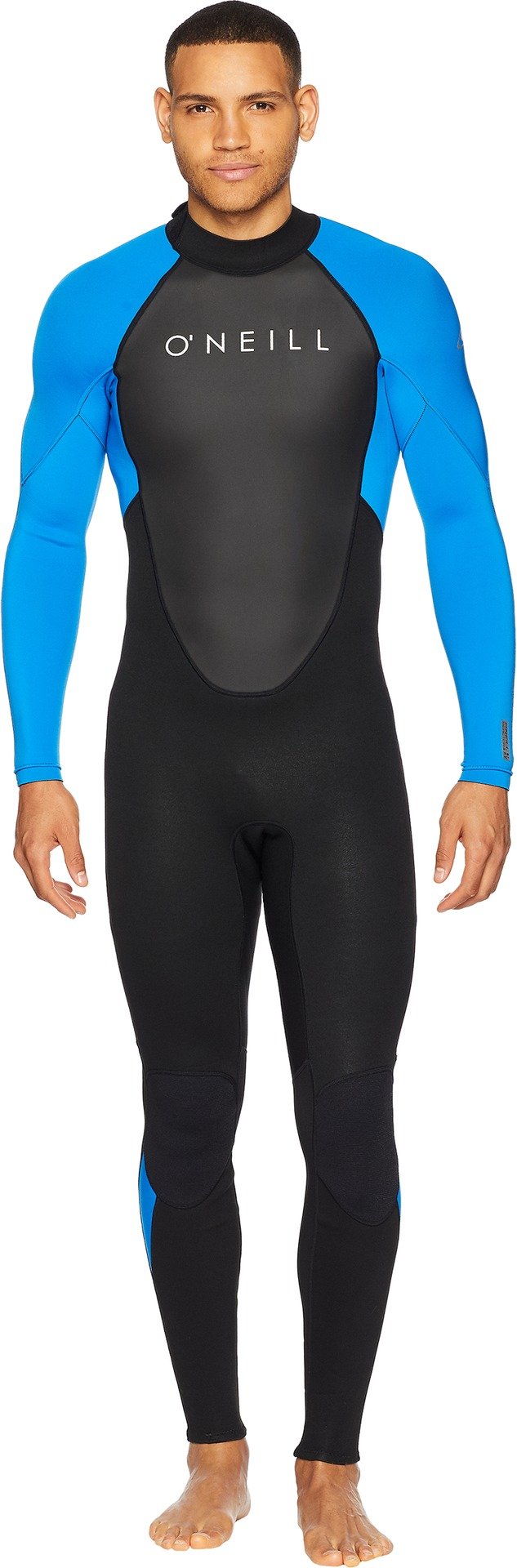o'neill Men's Reactor II 3/2mm Back Zip Full Wetsuit, Black/Ocean, Small-picture-34