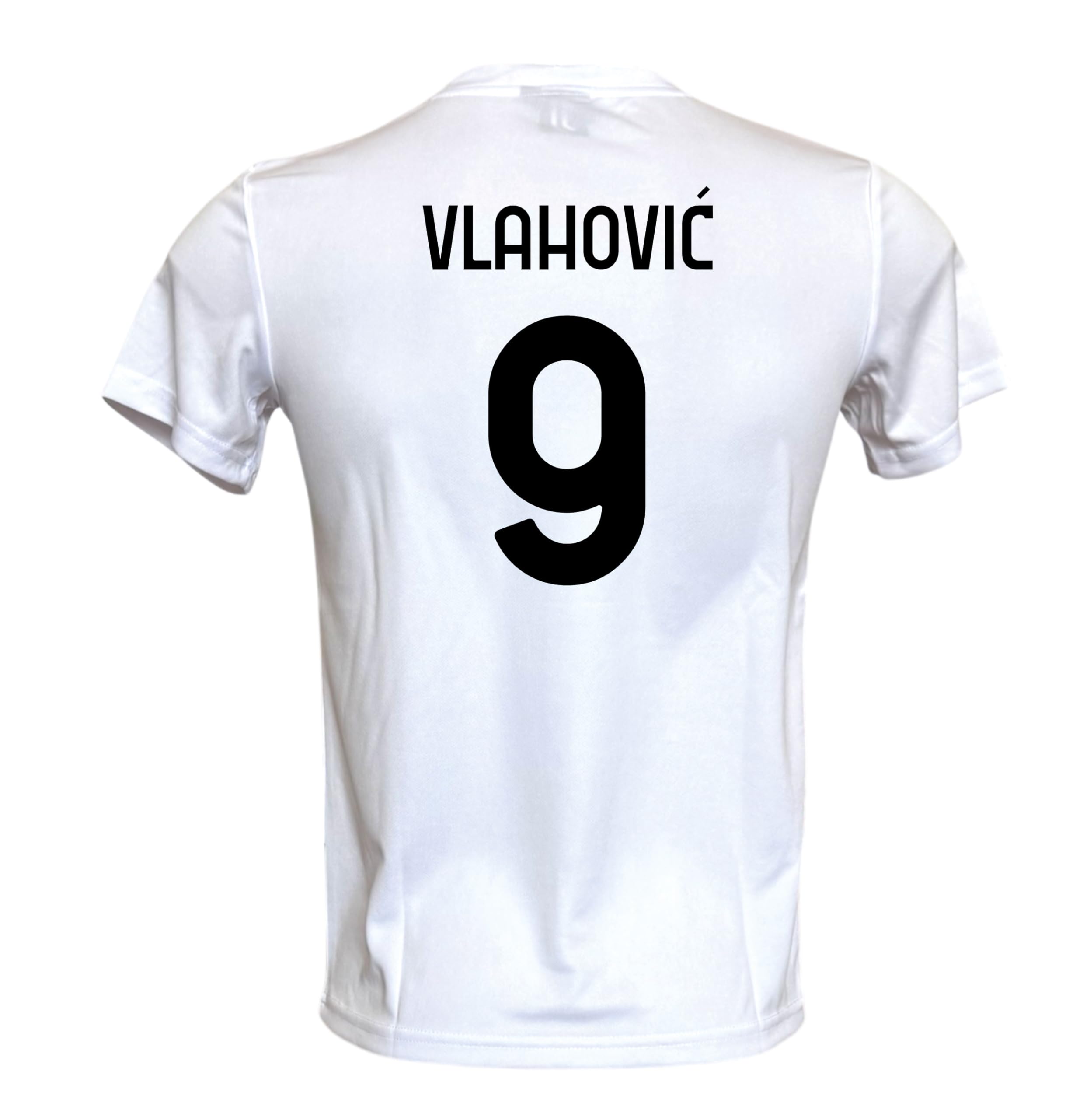 Generico Maglia Calcio Vlahovic 9 bianconera Stagione 2025/2026 Replica Autorizzata Taglie da Bambino e Adulto