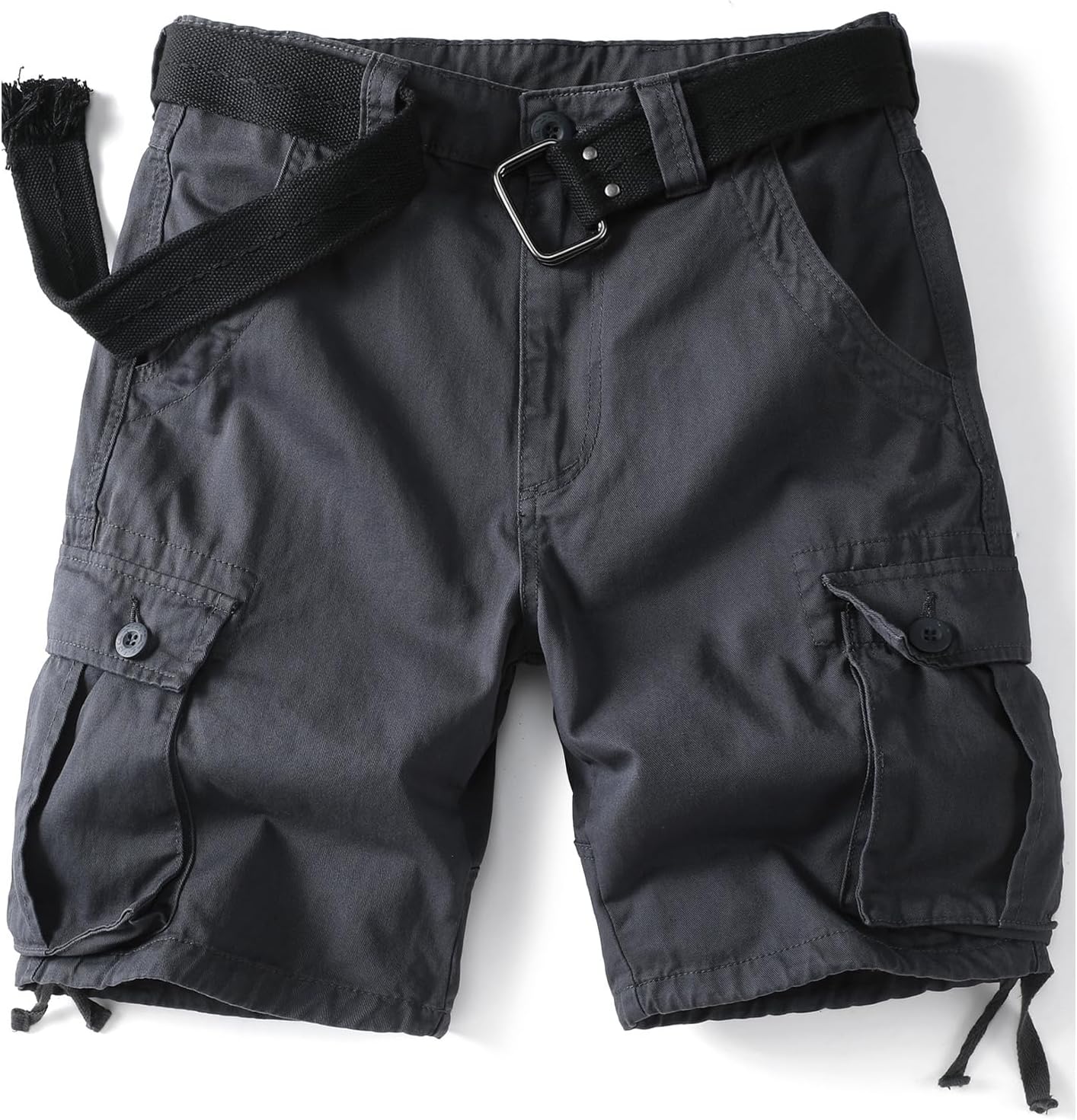 Camo Cargo Shorts for Men Cotton Casual Wild Outdoor Work Relaxed Fit Shorts with Multi-Pockets