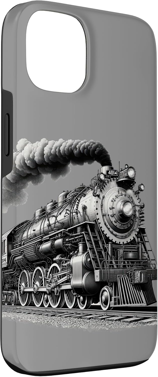 Steam Locomotive Train Vintage 1940s Style Engine Railroad Case for iPhone 13