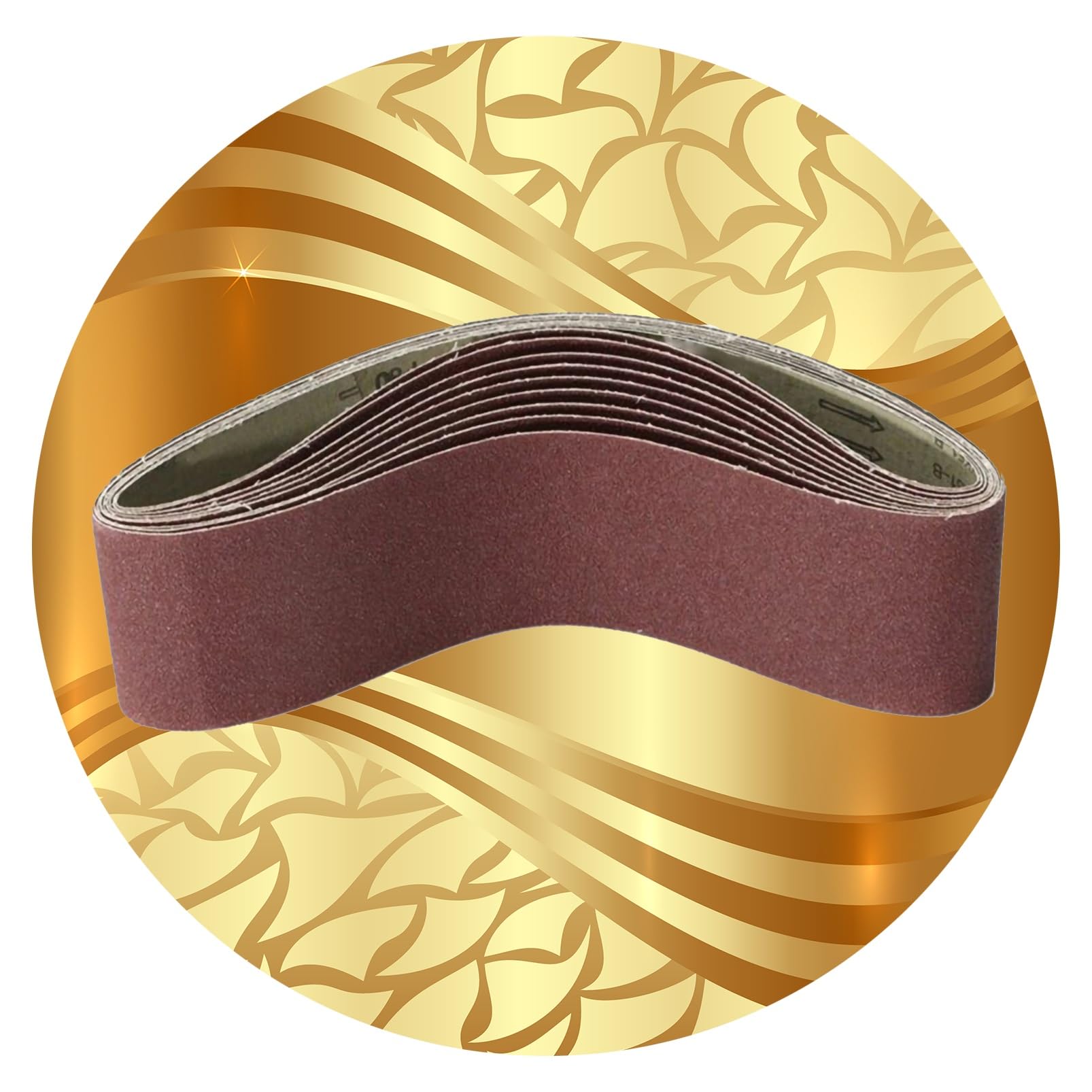 3 x 21 sanding belts 10pcs Aluminium Oxide 40/1000 Grits Sanding belts 3x21 Grinder Welding Polishing Abrasive Sand belts 533*75MM Aluminum Oxide Metal Wood Automotive Derusting ( Color : 120 Grit , S