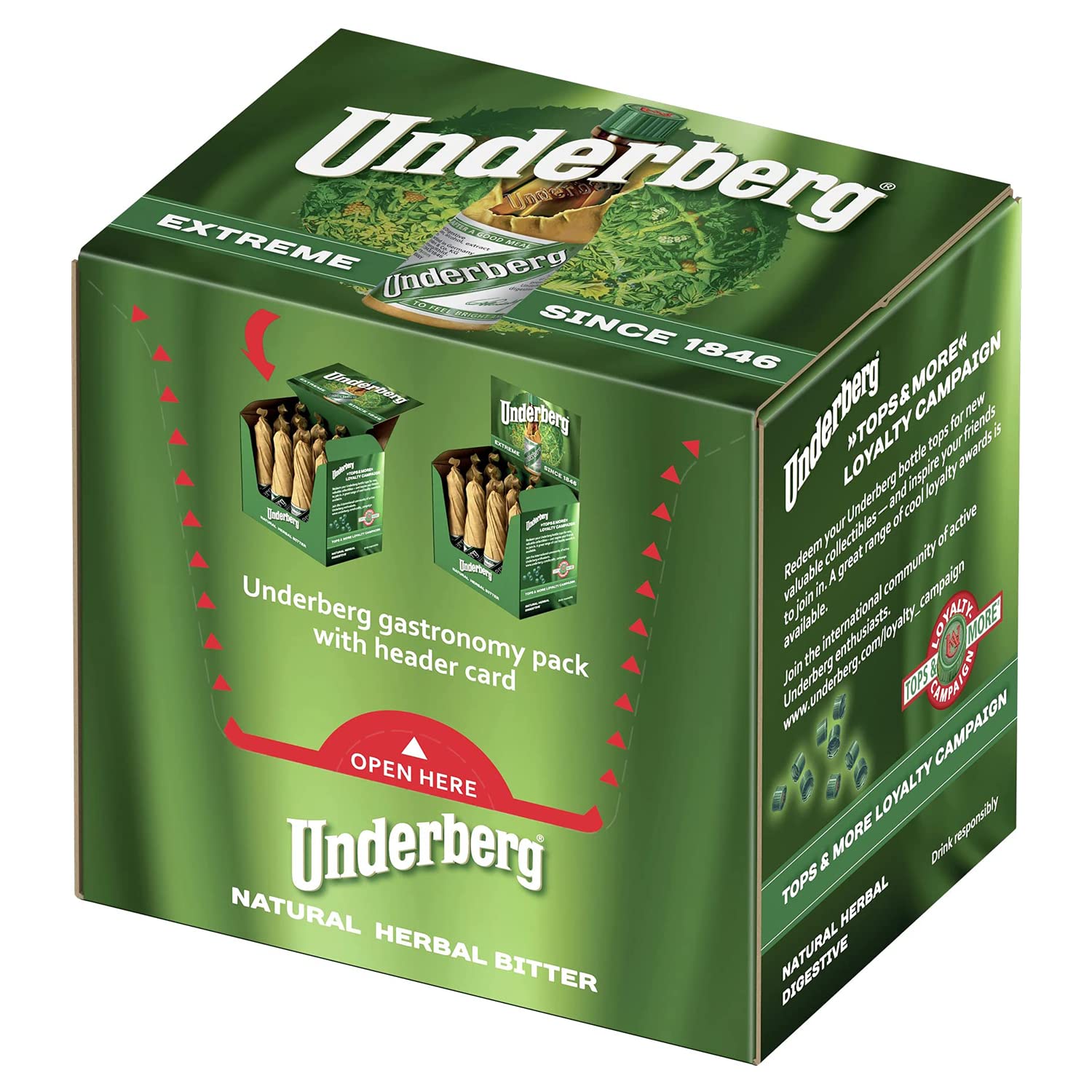 Underberg Digestive Bitters 12 x 2cl 44% ABV Y