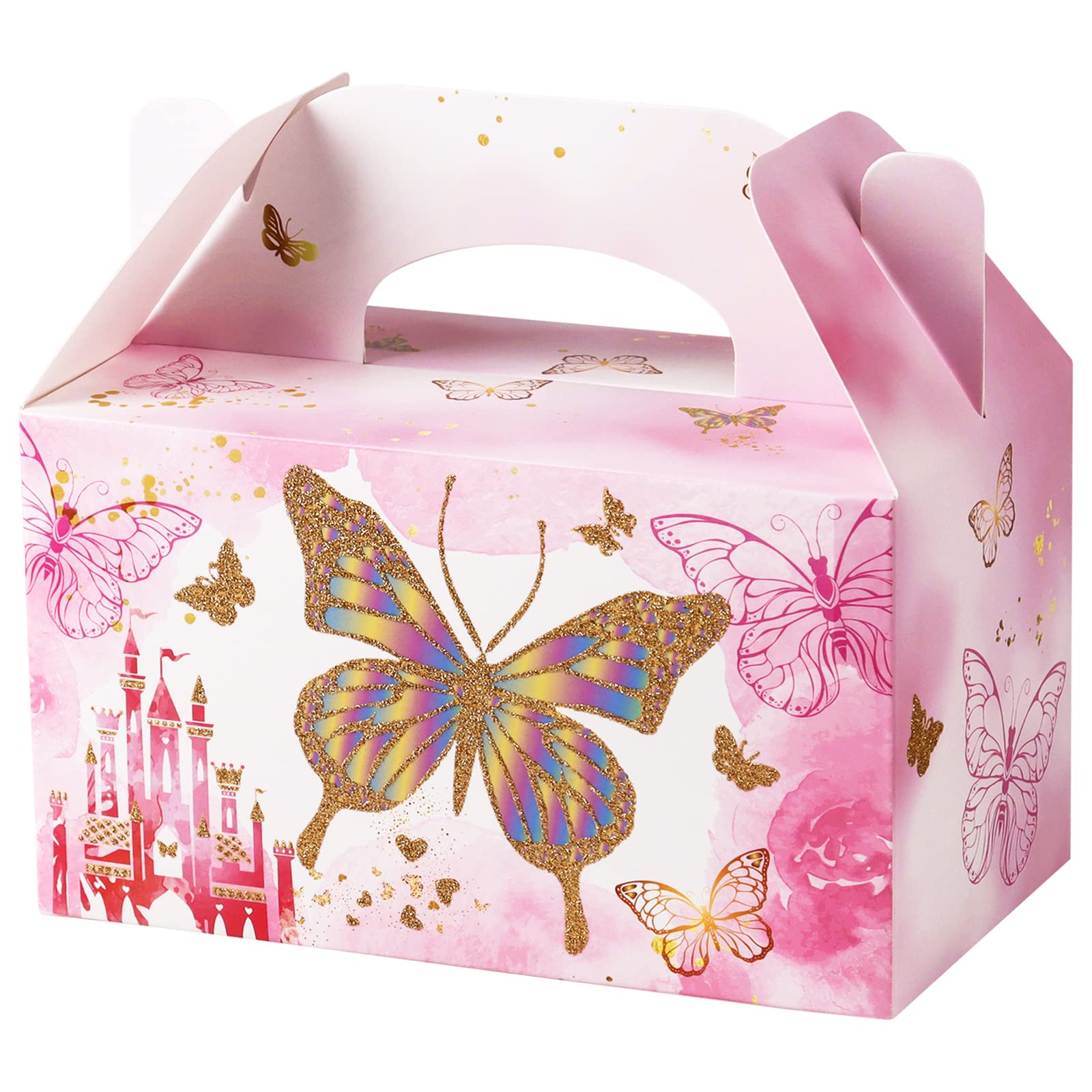 Giiffu Lot De 12 Petites Boîtes Cadeaux En Forme De Papillon Pour Bonbons, Anniversaire, Mariage, Fête Prénatale, Goûter, Cadeaux De Mariage