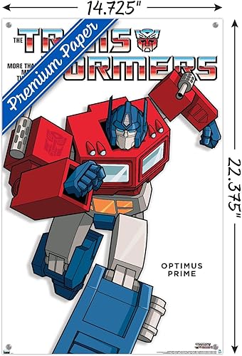 Miniatura 3 de Trends International Hasbro Transformers - Póster de pared de la serie Optimus Prime Feature Series, 14.72 x 22.37 pulgadas, paquete de póster