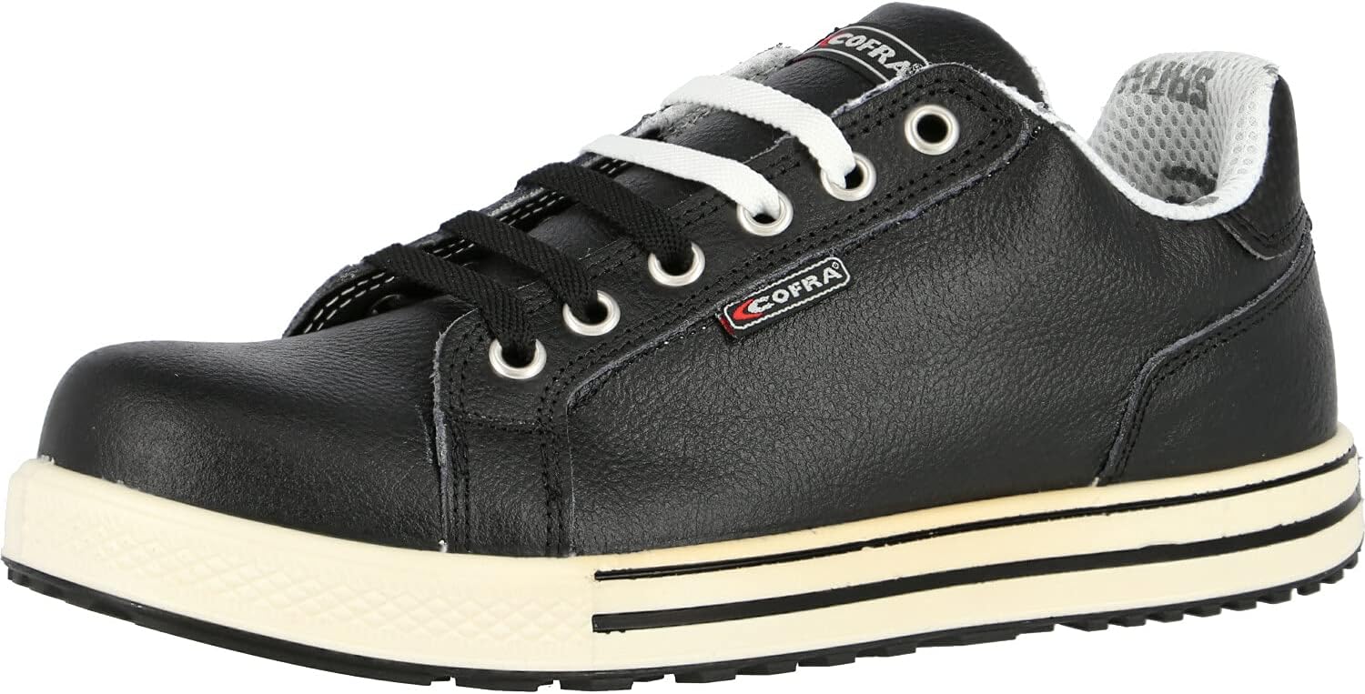 Cofra Throw S3 SRC Old Glories safety shoes, trainers style shoes, black - 35070-003, 46 EU, black - EN safety certified