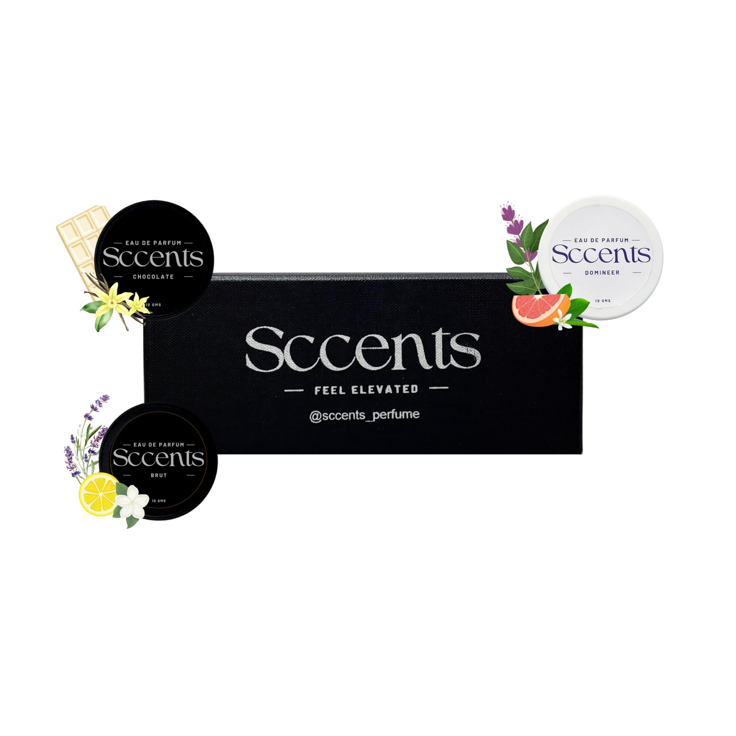 SCCENTS Solid Perfume Trio – Brut, Domineer & Chocolate | Natural, Alcohol-Free Solid Balm Fragrances for Men & Women | Long-Lasting, Skin-Friendly & Travel-Friendly | Pocket Perfume Gift Set-image-48