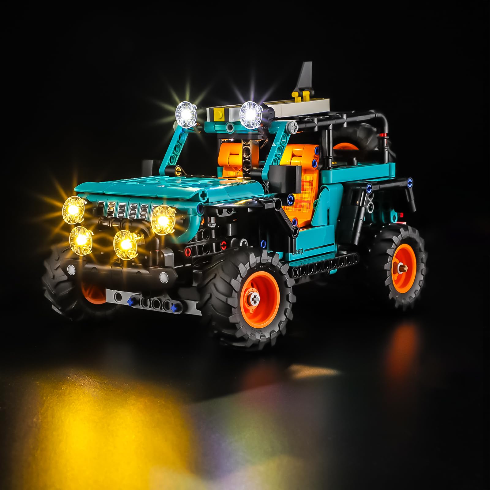 LIGHTAILING Led Light for Lego-42227 Technic Jeep Wrangler Rubicon SUV - Easy Install, Hidden Wiring, Home Decor & Gift-Ready (Model Not Included)