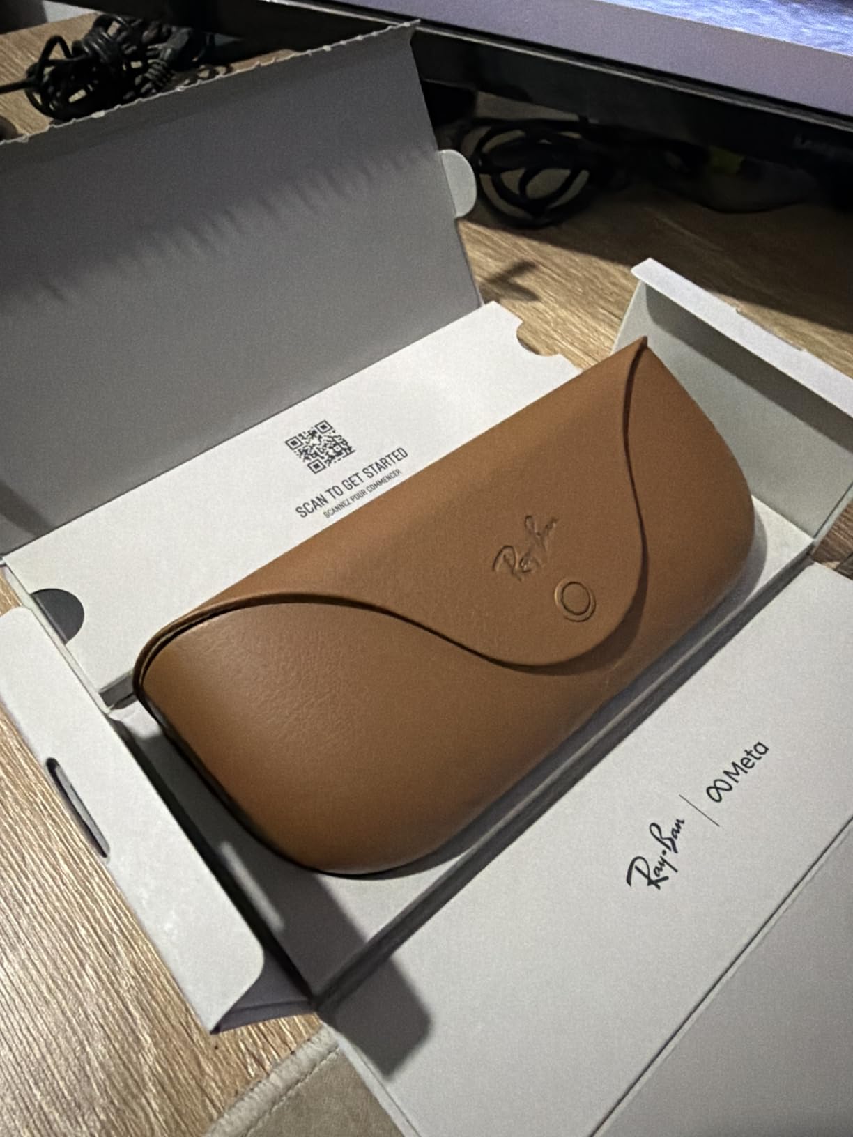 Meta Ray-Ban Gen 2 Wayfarer glasses in the box