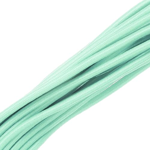 Vista 513 de PATIKIL Cuerda elástica elástica de 1/8 pulgadas, 11 yardas (0.118 in x 32.8 ft), color verde militar para manualidades, correas de gancho
